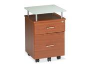 Mayline MLN973MEC Mobile Pedestal Box File 17.25 in. x 18 in. x 24 in. Medium Cherry