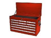 Homak RD02092601 27 Inch Professional Red 9 Drawer Top Chest