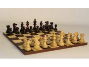 WorldWise Imports 30RAE DR Rosewood American Emperor Dark Rosewood Board by WW Chess