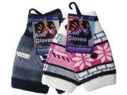 Bulk Buys Knitted Gloves Fingerless Case of 144