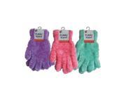 Bulk Buys Ladies Furry Gloves Assorted Case of 144