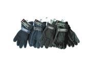 Bulk Buys Fleece Gloves Mens Case of 144
