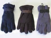 Bulk Buys Mens Fleece Gloves Case of 120