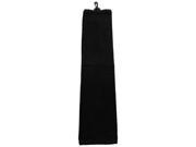 ProActive Sports MGT202 BLK 16 x 25 Black Hemmed Towel