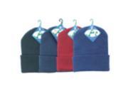 Bulk Buys Ski Hats Plain Assorted Colors Case of 72