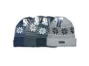 Bulk Buys Roll Up Ski Hats With Visor Case of 72