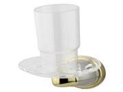 Kingston Brass Ba626Snpb Metro Toothbrush And Tumbler Holder Satin Nickel And Brass Finish