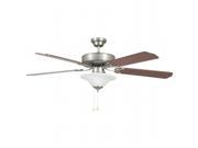 Concord Fans 52HES5ESN Traditional 52 Inch Heritage Sq Fan W Bowl Lt Satin Nickel
