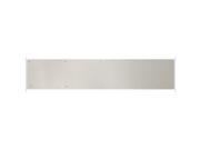 BRASS Accents A09 P0628 619ADH 6 in. x 28 in. Kick Plate Satin Nickel Adhesive Mount