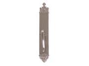 BRASS Accents A04 P5641 619 Gothic 3 .37 in. x 23 .75 in. Pull Handle Plate Satin Nickel