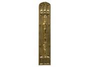 BRASS Accents A04 P5841 486 Oxford 3 .37 in. x 18 in. Pull Handle Plate Aged Brass