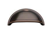 Hardware Distributors BWK43 OBH 3 in. on Center Cup Pull Oil Rubbed Bronze