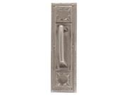 BRASS Accents A04 P7201 619 Nantucket 3 .75 in. x 13 .87 in. Pull Handle Plate Satin Nickel