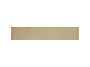 BRASS Accents A09 P0830 609ADH 8 in. x 30 in. Kick Plate Antique Brass Adhesive Mount