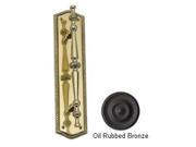 BRASS Accents A06 P0251 613 Trafalgar Pull Handle Plate 2 .50 in. x 10 .50 in. Oil Rubbed Bronze