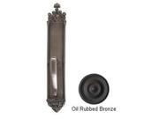 BRASS Accents A04 P5641 613 Gothic 3 .37 in. x 23 .75 in. Pull Handle Plate Oil Rubbed Bronze