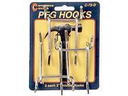 Convenience Concepts SC-72D 3 Count 2 in. Double Straight Pegboard Hooks Convenience Concepts SC-72D 3 Count 2 in. Double Straight Pegboard Hooks