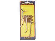 Convenience Concepts SC 173 3 Count 3 in. Heavy Duty Straight Single Pegboard Hooks
