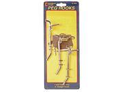 Convenience Concepts SC 175 3 Count 5 in. Heavy Duty Straight Single Pegboard Hooks