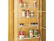 Hardware Distributors RS565.10.52 10 .63 in. Door Storage Wire Spice Rack White