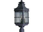 Maxim Lighting 30080CDCF Nantucket 3 Light Outdoor Pole Post Lantern