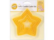 Wilton W2304111 Nesting Plastic Cookie Cutters 6 Pkg