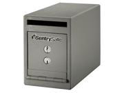 SentrySafe UC 025K 6 in.W Under Counter Drop Slot Depository Safe