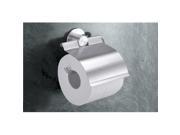 ZACK Marino Toilet Roll Holder With Lid Stainless Steel 40220