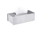 ZACK Puro Tissue Box 2.95 x 9.84 x 4.52 In Stainless Steel 40231