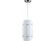 Maxim Lighting 85213WTBM Luna ES 1 Light Outdoor Hanging Lantern in Brushed Metal