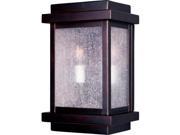 Maxim Lighting 4651CDBU Cubes 2 Light Outdoor Wall Lantern Burnished