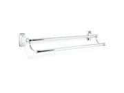 Amerock BH26505 26 24 in. Double Towel Bar Polished Chrome