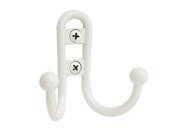 Amerock H55457 GW 2.75 in. Hook Gloss White