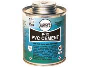 Wm Harvey Co 018210 24 8 Oz P 12 Heavy Bodied Clear PVC Cement