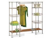 Honey Can Do International WRD 02350 Freestanding Steel Closet with Basket Shelves