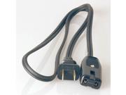 Coleman Cable 09303 3 ft. Coffee Maker Frypan Small Appliance Cord