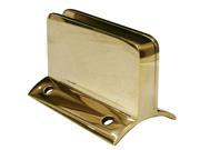 Hardware Distributors L00 812 2 .25 Glass Clip for 2 in. Tubing Polished Brass