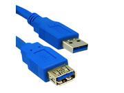 CMPLE 675 N USB 3.0 A Male to A Female Extension Gold Plated Cable 6FT Blue