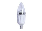 Bulbrite 770406 5 Watt Dimmable LED B11 Chandelier Bulb Candelabra Base Clear