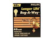 Philips Lighting 415810 2 Count 60 Watt Bug A Way Yellow Longer Life Light Bulb Case of 12