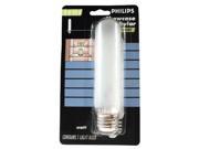 Philips Lighting 416735 40 Watt Frosted T10 Tubular Showcase Light Bulbs Pack of 6