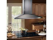 Broan E5490SS 27.6 x 35.4 x 46 Stainless Steel Island Hood with Blower