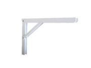 Hardware Distributors KV0206 WH 12 12x8 Folding L Bracket White