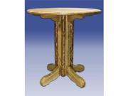 Montana Woodworks MWGCPT Glacier Country Pedestal Table