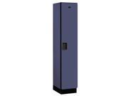 Salsbury Industries 21168BLU Single Tier Extra Wide Designer Locker 1 Locker Wide Blue