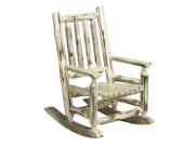 Montana Woodworks MWKRSV Childs Log Rocker Clear Lacquer
