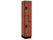 Salsbury Industries 27168CHE Extra Wide Designer Wood Locker 1 Wide Cherry