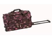 Rockland PRD422 Chocolate 22 in. Rolling Duffle Bag