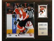 C I Collectables 1215JVANRIEM NHL 12 X 15 James Van Riemsdyk Philadelphia Flyers Player Plaque