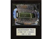 C I Collectables 1215MOUNTAIN NCAA Football Mountaineer Field at Milan Pusker Stadium Stadium Plaque